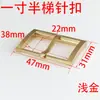 Fivela de Pino Escada Meia 1,0 Polegada 38mm Fivela de Ajuste de Pino para Sapato Bolsa Roupa Die Casting de Liga de Zinco