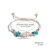 Venta Caliente Transfronteriza Pulsera Estilo Verano Océano Concha Estrella de Mar Tortuga Pulsera Tejida Pulsera Elástica de Perlas Costera