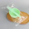 Ferramentas de Beleza para Spa Tigela para Máscara de TPR Silicone 11cm Macia e Flexível Conjunto de 2 Peças Espátula Plástica para Mistura 21cm de Comprimento