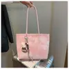 Bolsa Versátil Transfronteiriça, Bolsa Boston Casual para o Dia a Dia, Bolsa de Ombro/Axila Feminina de Design Nicho Estilo Coreano