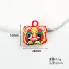 Festival del Bote del Dragón Colores Vivos Pequeños Colgantes de Zongzi Cuerda de Mano Tejida a Mano Accesorios de Bricolaje Pulsera Colorida Colgante Colgante Joyería
