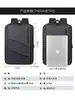 Mochila business casual para homens, grande capacidade, bolsa impermeável para computador, mochila de viagem com carregamento USB, design simples e elegante