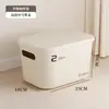 Caixa de armazenamento para brinquedos domésticos e itens diversos, organizador de plástico para cosméticos, caixa de armazenamento de lanches para mesa de grande capacidade
