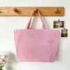 Nova Bolsa Tote Listrada de Comércio Exterior para Mulheres, Bolsa de Compras Grande Capacidade Estilo Preguiçoso, Bolsa de Ombro Retrô de Verão 2025