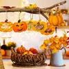 Decoraciones de Madera para Acción de Gracias y Halloween Transfronterizas Adornos de Calabaza Pintados Para Manualidades Adornos Colgantes
