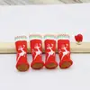 Cubiertas Tejidas para Patas de Silla, Protectores para Manijas de Puerta, Cojines Gruesos Elásticos Silenciosos, para Navidad Transfronteriza con Renos