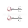 Joyería para Piercing de Titanio G23 F136 Aleación de Titanio Labio Uña Pendientes Perla Australiana Blanco Rosa Hueso de la Oreja Uña Bola en la Lengua Accesorios
