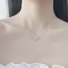 Collar de plata de ley s925 con forma de estrella y sol para mujer, con incrustaciones de piedra lunar, personalidad creativa de moda, celebridad de Internet, joyería de plata de lujo ligera al por mayor
