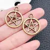 Accesorios de Joyería DIY Retro Aleación Colgante Carta del Tarot Estrella de Cinco Puntas Poder de la Estrella Collar Colgante Pulsera Transfronterizo
