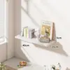 Estante de Pared Oculto de Una Sola Línea Estantería para Libros Colgante de Pared para Sala de Estar Estante Colgante de Pared para Dormitorio