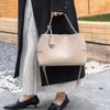 Bolso de piel auténtica para mujer, gran capacidad, nuevo modelo 2025, bolso de nicho, bolso bandolera de moda para mujer.