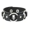 4 Peças de Novas Pulseiras de Corrente Estilo Punk Europeu e Americano para Homens, Pulseiras de Pulso com Rebites de Motocicleta Cool e Estilosas, Transfronteiriço