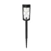 Luces LED solares de suelo transfronterizas para patios y villas, luces de paisaje impermeables para exteriores, luces de césped solares de plástico