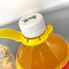 Asa de plástico de doble orificio, Hebilla doble para bebida/jugo de dos piezas, Hebilla doble para bebida embotellada, Hebilla doble de plástico para bolsa