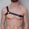 YSF proveedor cinturón de cuero para hombre restricción corporal correas para los hombros bondage estilo oscuro arnés de cuero SM