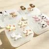 Unicornio, Conejo, Oso, Cachorro, Molde de Silicona con Forma de Animal Lindo, Vela, Yeso, Resina, Decoración de Pasteles