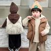 Chaleco para niño Otoño e Invierno Chaleco para niño Engrosado Chaleco de Algodón Acolchado para niño Invierno Chaleco para bebé Invierno Ropa de Invierno para niño