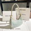 Bolsa de Ombro Feminina Shengmi Luxo Leve High-End Elegante Simples Bolsa de Axila Moda Feminina Bolsa Baguete para o Trabalho
