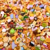 Bolsa de la Suerte Juguetes de Comida en Miniatura Mezclados Venta al por Mayor Materiales de Decoración con Pegamento de Crema Accesorios de Resina Pulsera Mixta de Dibujos Animados