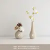 Adorno Decorativo Estilo Crema Entrada de Sala de Estar Mueble de TV Jarrón para el Hogar Mesa Arreglo de Flores Secas