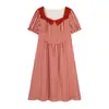 Vestido Quadrado Xadrez Feminino Plus Size Estilo Francês, Novo Vestido Longo de Verão, Valoriza Silhuetas Curvilíneas, Modelo 62691