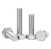 En Stock Pernos de Acero Inoxidable 304 Hexagonales Externos Estándar Americano 1/4-3/4 Tornillos Hexagonales Externos Estándar Americano Pernos Hexagonales