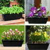 Maceta Horen superventas transfronteriza, diseñada específicamente para jardinería en balcón, maceta rectangular, caja para cultivo de fresas y verduras, maceta de plástico