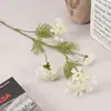 Flores Artificiais de Seda com Renda Grande de 4 Cabeças, Estilo Vintage, Flores Falsas para Sala de Estar e Quarto, Arte Floral, Decoração Suave, Flores de Exibição