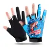 Guantes de Pesca al Aire Libre con Protección Solar con Tres Dedos Expuestos para Hombres para Pescar Patrón Express de Pesca a Prueba de Pinchazos Pantalla Táctil Luya Venta al por Mayor Pantalla Táctil