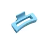 Pinza de Garra Mate de 6.5 cm Cuadrada Rectangular Pinza Sencilla Elegante Pasador para Recogido Grande Pinza de Tiburón Accesorio