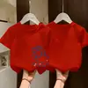 Nova Camiseta de Algodão de Manga Curta para Crianças Maiores 2026, Camiseta da Moda, Top Versátil, Roupa de Verão para Meninas, Manga Curta Solta
