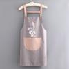 Nuevo Delantal de TPU Transparente para el Hogar Cocina Cocina Cintura para Mujer Lavable Impermeable a Prueba de Aceite Ropa de Trabajo Acuática Catering