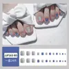 Fábrica de arte para uñas venta caliente uña del pie personalizada uña uña uña uña parche para uñas ultra-delgado desmontable portátil uñas postizas