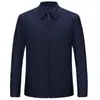 Chaqueta de marca, más vendida, liquidación, auténtica, de alta gama, con cuello, estilo de negocios para hombre, adecuada para hombres de mediana edad, primavera y otoño, prenda exterior casual