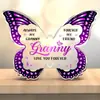 Transfronterizo Nuevo Creativo Mariposa Creativo Inglés Día de la Madre Mariposa Regalo Sorpresa para Mamá Acrílico de Escritorio