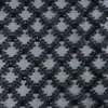 Tela de Lentejuelas con Patrón de Rombos 3D en Stock para Vestidos de Mujer y Niña, Tela de Bordado de Malla
