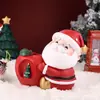 Estojo Multifuncional para Caneta Maçã do Papai Noel Bolsas Criativas Cofrinho Infantil Cofrinho Ornaments Decorativos de Mesa