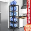 Estante de almacenamiento para el hogar, estante de cocina, estante estrecho de pie para espacios reducidos, estante de almacenamiento cuadrado de varias capas, horno de microondas y horno tostador