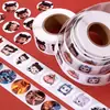 Rollo de Pegatinas de Nezha para Niñas y Niños, Paquete de Emoticonos de Ao Bing Ao Guang, Merchandising de Dibujos Animados y Anime de Recompensa