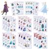 8 Adesivos originais Disney Cartoon Frozen, faça você mesmo, decoração de capa de celular, atacado, à prova d'água
