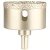 Taladro para azulejo de cerámica especial para mármol soldado, broca para vidrio, piedra, ladrillo vitrificado, placa de roca, granito, perforación