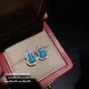 Collar Folu de Calabaza Espiritual Filamentosa Antigua Traje Nuevo de Diamante Turquesa China para Aretes de Calabaza
