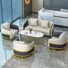 Sofás e Cadeiras de Lobby de Hotel de Luxo Leve, Cabines de Recepção para Área de Descanso de Negócios, Conjuntos de Mesa e Cadeiras para Recepção e Negociação de Escritório de Vendas