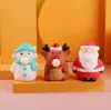 Muñeco de Nieve Navideño Reno Juguete para Apretar Soplador de Burbujas de Silicona Juguete de Silicona para Apretar de Descompresión
