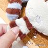 Llavero de peluche con forma de monedero y colgante de panda pequeño de Jinnew, muñeco de zoológico