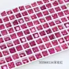 Dongzhou Diamante para Uñas Rosa Rojo Punto de Diamante Accesorios para Joyería DIY Forma Ovalada Especial Uña Portátil Diamante para Uña Venta al por Mayor