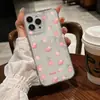 La funda rosa floral más vendida de TEMU para Apple 16 Pro, cubierta transparente de TPU anticaídas para iPhone 15, hecha a medida