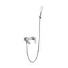 Válvula Mezcladora de Agua Caliente y Fría Grifo para Bañera Acero Inoxidable 304 Juego de Cabezal de Ducha para Grifo de Baño e Inodoro