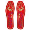 Palmilhas Bordadas Estilo Chinês, Antiodor para Quatro Estações, Respiráveis, Absorventes de Suor, Palmilhas Bordadas em Ponto Cruz com Símbolos de Paz, Boa Sorte e Sete Estrelas do Zodíaco