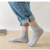 Venta al por mayor de calcetines Zhuji Calcetines desechables Negro Blanco Gris Media pantorrilla Calcetines de uso diario Primavera y Otoño Fabricante directo Calcetines para hombre Calcetines para mujer
